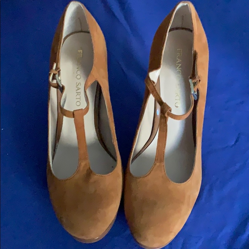 Franco Sarto Mary Jane Pumps, Suede
